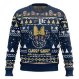 Hooktab Miller Lite Princess Ugly Christmas Sweater