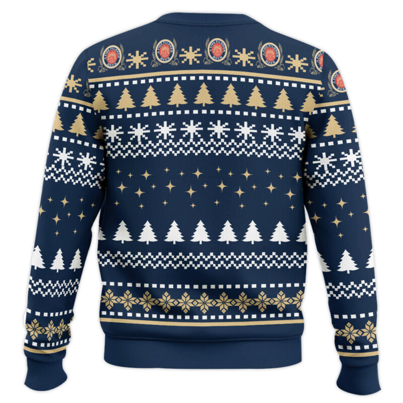 Hooktab Miller Lite Princess Ugly Christmas Sweater Hooktab Miller Lite Princess Ugly Christmas Sweater