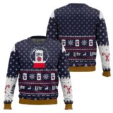 Hooktab Miller Lite Snow Globe Ugly Christmas Sweater