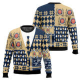Hooktab Miller Lite Suit And Tie Ugly Christmas Sweater