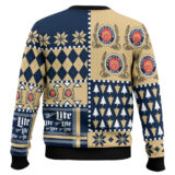 Hooktab Miller Lite Suit And Tie Ugly Christmas Sweater