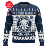 Hooktab Miller Lite Titties Funny - Custom Name Ugly Christmas Sweater