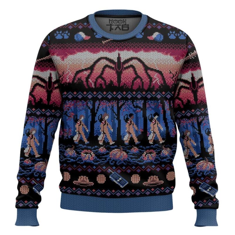 Hooktab Mind Flayer Stranger Things Ugly Christmas Sweater