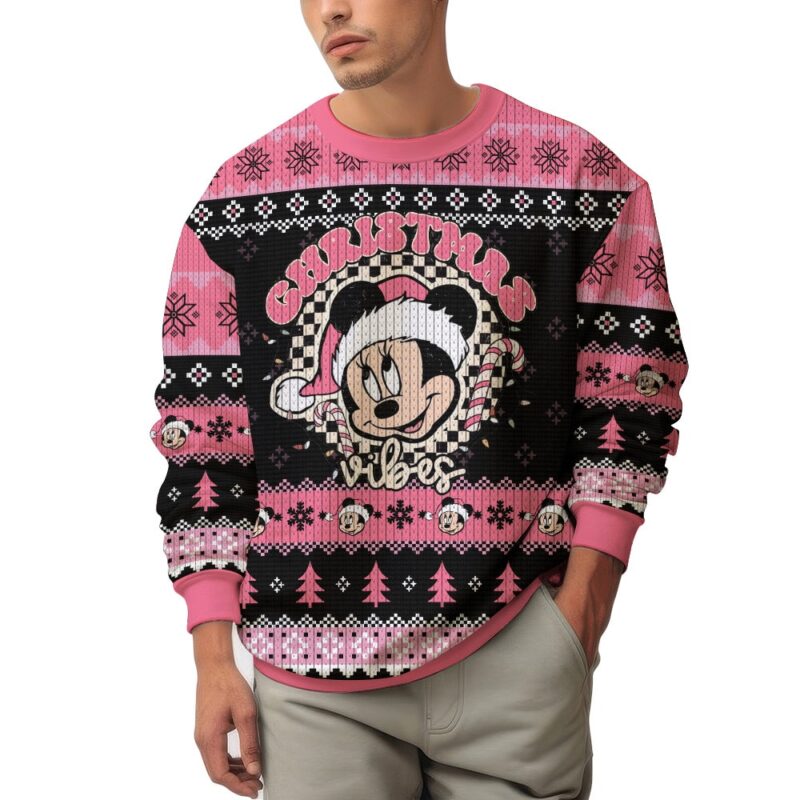 Hooktab Minnie Christmas Ugly Christmas Sweater Hooktab Minnie Christmas Ugly Christmas Sweater
