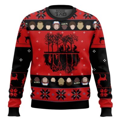 Hooktab Mirkwood Stranger Things Ugly Christmas Sweater