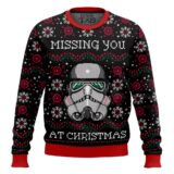 Hooktab Missing You At Christmas Star Wars Ugly Christmas Sweater