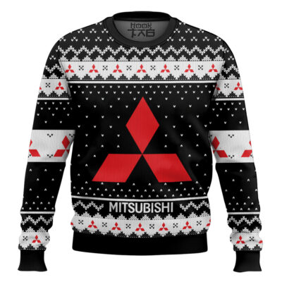 Hooktab Mitsubishi Ugly Christmas Sweater