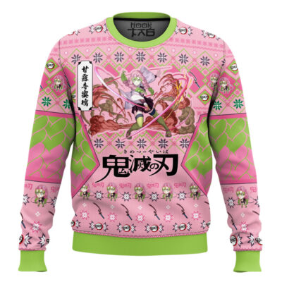 Hooktab Mitsuri Kanroji Ugly Christmas Sweater