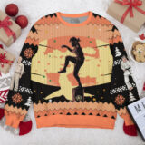 Hooktab Miyagi-do Karate Kid Ugly Christmas Sweater