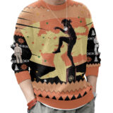Hooktab Miyagi-do Karate Kid Ugly Christmas Sweater