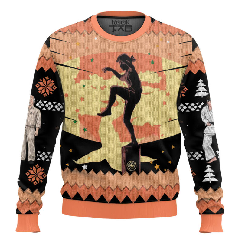 Hooktab Miyagi-do Karate Kid Ugly Christmas Sweater