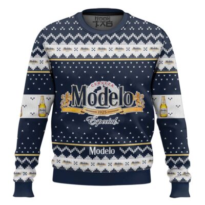 Hooktab Modelo Dunkel Beer Ugly Christmas Sweater