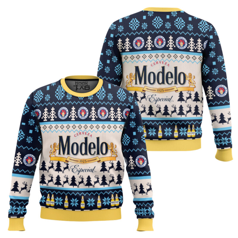 Hooktab Modelo Especial Beer Ugly Christmas Sweater Hooktab Modelo Especial Beer Ugly Christmas Sweater