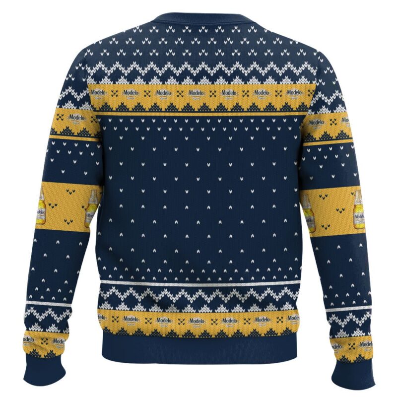 Hooktab Modelo Makes Me Happy Ugly Christmas Sweater Hooktab Modelo Makes Me Happy Ugly Christmas Sweater