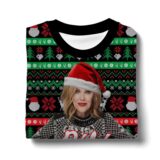 Hooktab Moira Rose Bebe It's Cold Outside Meme Ugly Christmas Sweater