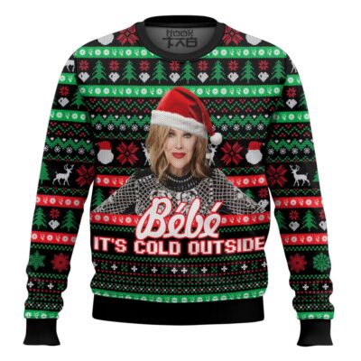 Hooktab Moira Rose Bebe It's Cold Outside Meme Ugly Christmas Sweater