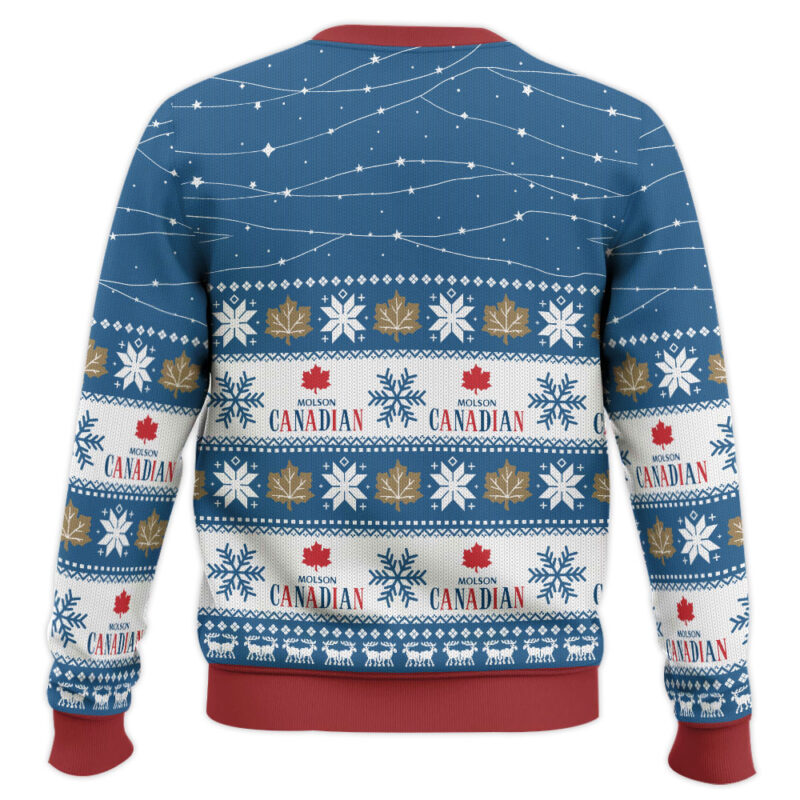 Hooktab Molson Canadian Ugly Christmas Sweater Hooktab Molson Canadian Ugly Christmas Sweater