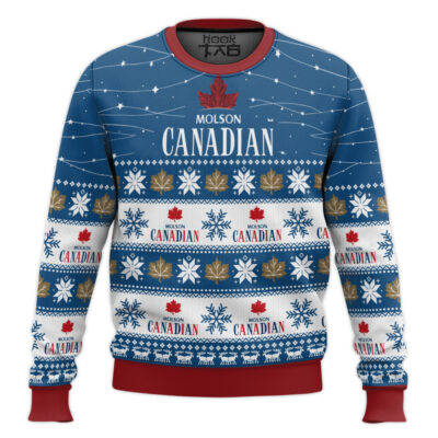 Hooktab Molson Canadian Ugly Christmas Sweater
