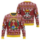Hooktab Monkey D Luffy One Piece Ugly Christmas Sweater