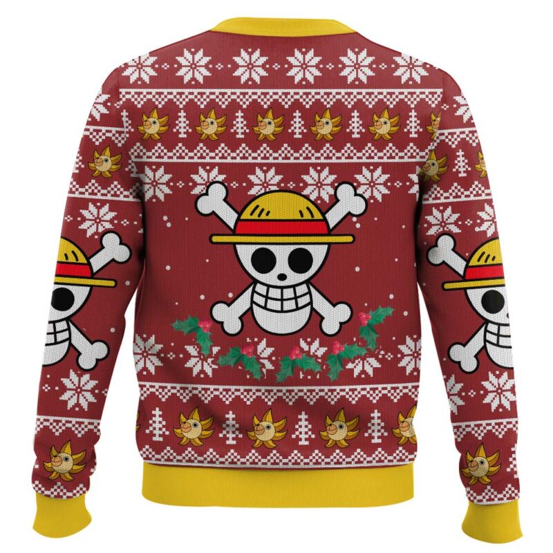 Hooktab Monkey D Luffy One Piece Ugly Christmas Sweater Hooktab Monkey D Luffy One Piece Ugly Christmas Sweater