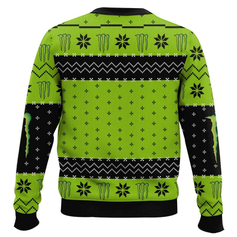 Hooktab Monster Energy Drinks Ugly Christmas Sweater Hooktab Monster Energy Drinks Ugly Christmas Sweater