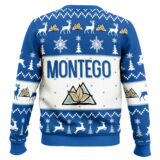 Hooktab montego cigarettes Blue Ugly Christmas Sweater