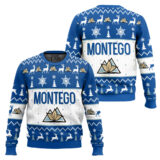 Hooktab montego cigarettes Blue Ugly Christmas Sweater