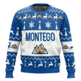 Hooktab montego cigarettes Blue Ugly Christmas Sweater