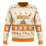 Hooktab montego cigarettes Orange Ugly Christmas Sweater