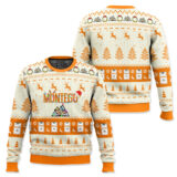 Hooktab montego cigarettes Orange Ugly Christmas Sweater
