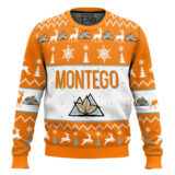 Hooktab montego cigarettes Orange Ugly Christmas Sweater
