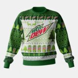 Hooktab Mountain Dew Ugly Christmas Sweater