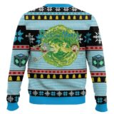Hooktab Mr. Meeseeks Look At Me Rick And Morty Ugly Christmas Sweater