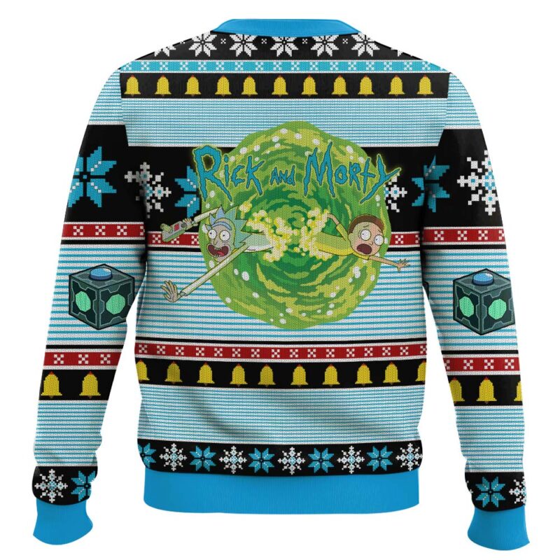 Hooktab Mr. Meeseeks Look At Me Rick And Morty Ugly Christmas Sweater Hooktab Mr. Meeseeks Look At Me Rick And Morty Ugly Christmas Sweater