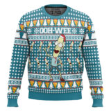 Hooktab Mr. Poopybutthole Ohh Wee Rick And Morty Ugly Christmas Sweater