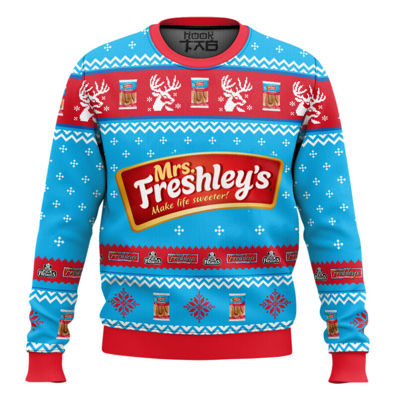 Hooktab Mrs. Freshley's Ugly Christmas Sweater