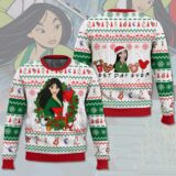 Hooktab Mulan Disney Princess Ugly Christmas Sweater