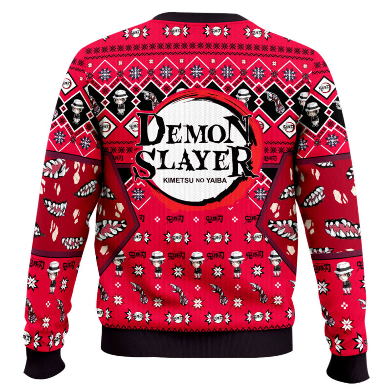 Hooktab Muzan Kibutsuji Ugly Christmas Sweater Hooktab Muzan Kibutsuji Ugly Christmas Sweater