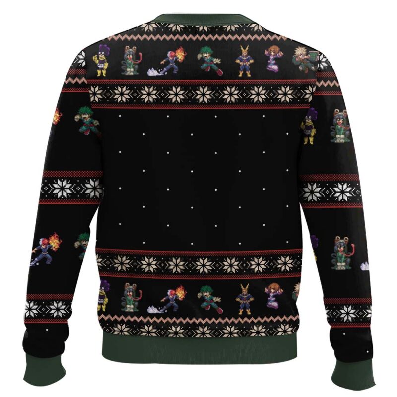 Hooktab My Hero Academia Boku No Holiday Ugly Christmas Sweater Hooktab My Hero Academia Boku No Holiday Ugly Christmas Sweater