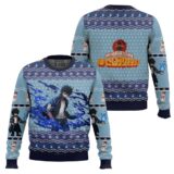 Hooktab My Hero Academia Dabi Blueflame Ugly Christmas Sweater