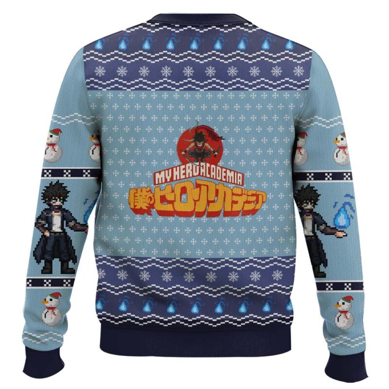 Hooktab My Hero Academia Dabi Blueflame Ugly Christmas Sweater Hooktab My Hero Academia Dabi Blueflame Ugly Christmas Sweater