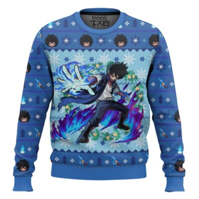 Hooktab My Hero Academia Dabi Ugly Christmas Sweater