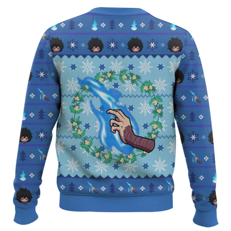 Hooktab My Hero Academia Dabi Ugly Christmas Sweater Hooktab My Hero Academia Dabi Ugly Christmas Sweater