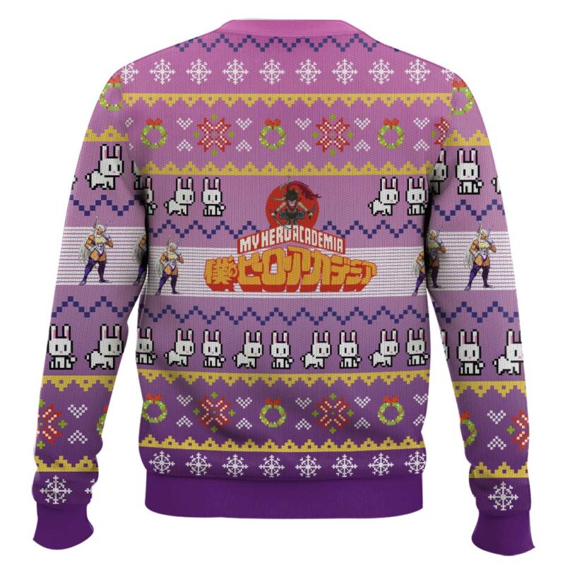 Hooktab My Hero Academia Rumi Usagiyama Ugly Christmas Sweater Hooktab My Hero Academia Rumi Usagiyama Ugly Christmas Sweater