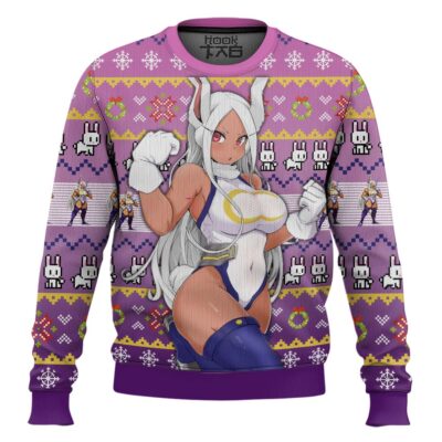 Hooktab My Hero Academia Rumi Usagiyama Ugly Christmas Sweater