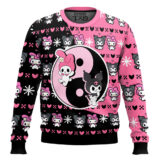 Hooktab My Melody Sanrio Hello Kitty Ugly Christmas Sweater