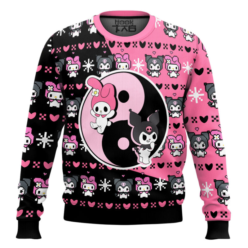 Hooktab My Melody Sanrio Hello Kitty Ugly Christmas Sweater