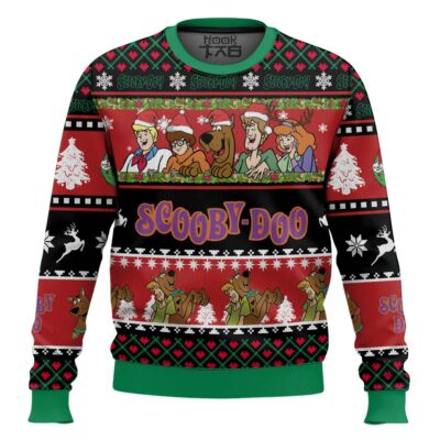 Hooktab Mystery Inc Scooby-doo Ugly Christmas Sweater