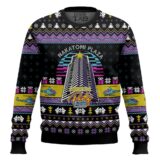 Hooktab Nakatomi Plaza 1988 Die Hard Ugly Christmas Sweater