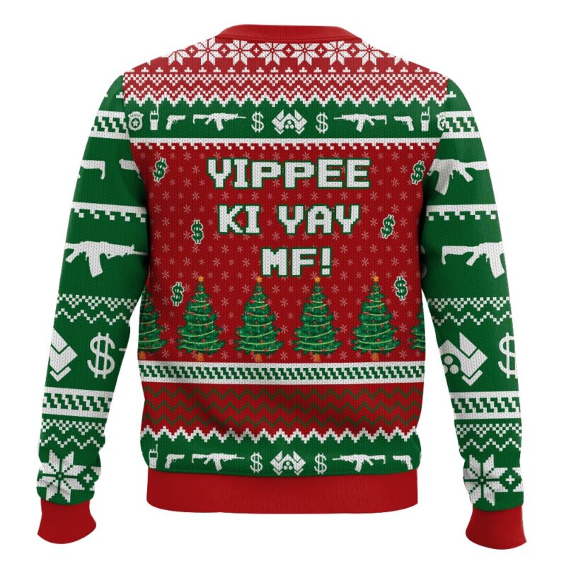 Hooktab Nakatomi Video Game Cartridge Die Hard Ugly Christmas Sweater Hooktab Nakatomi Video Game Cartridge Die Hard Ugly Christmas Sweater